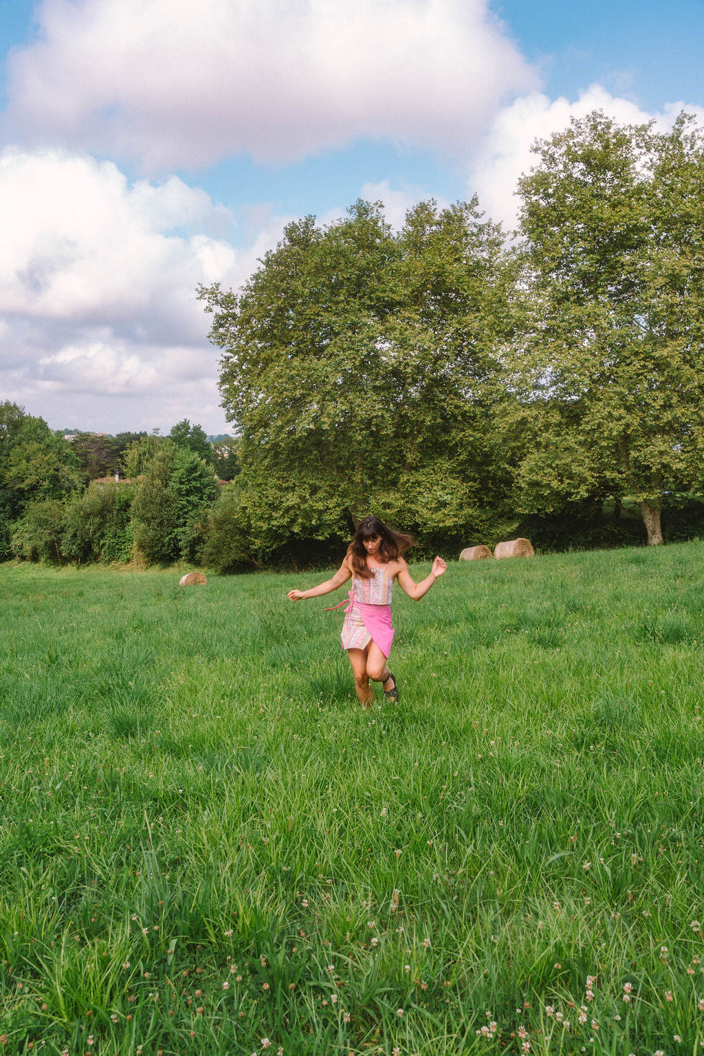 AMARRE CROP TOP NOUÉ | PROVENCE ROSE